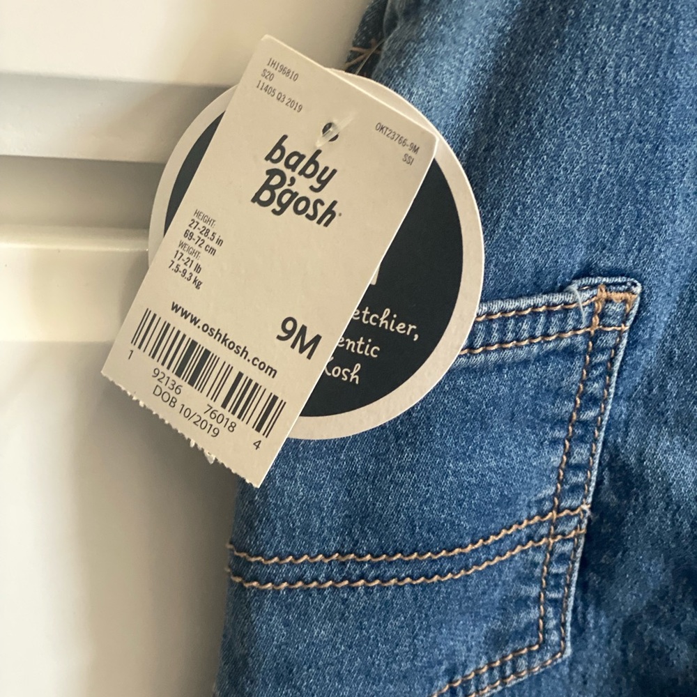 OshKosh overalls NWT! 9 months